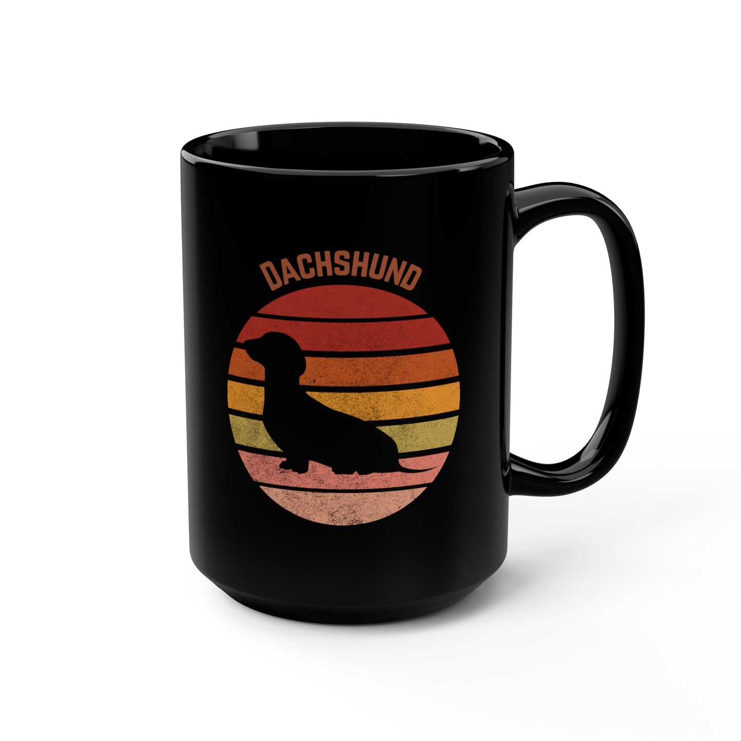 Dachshund Mug, Retro