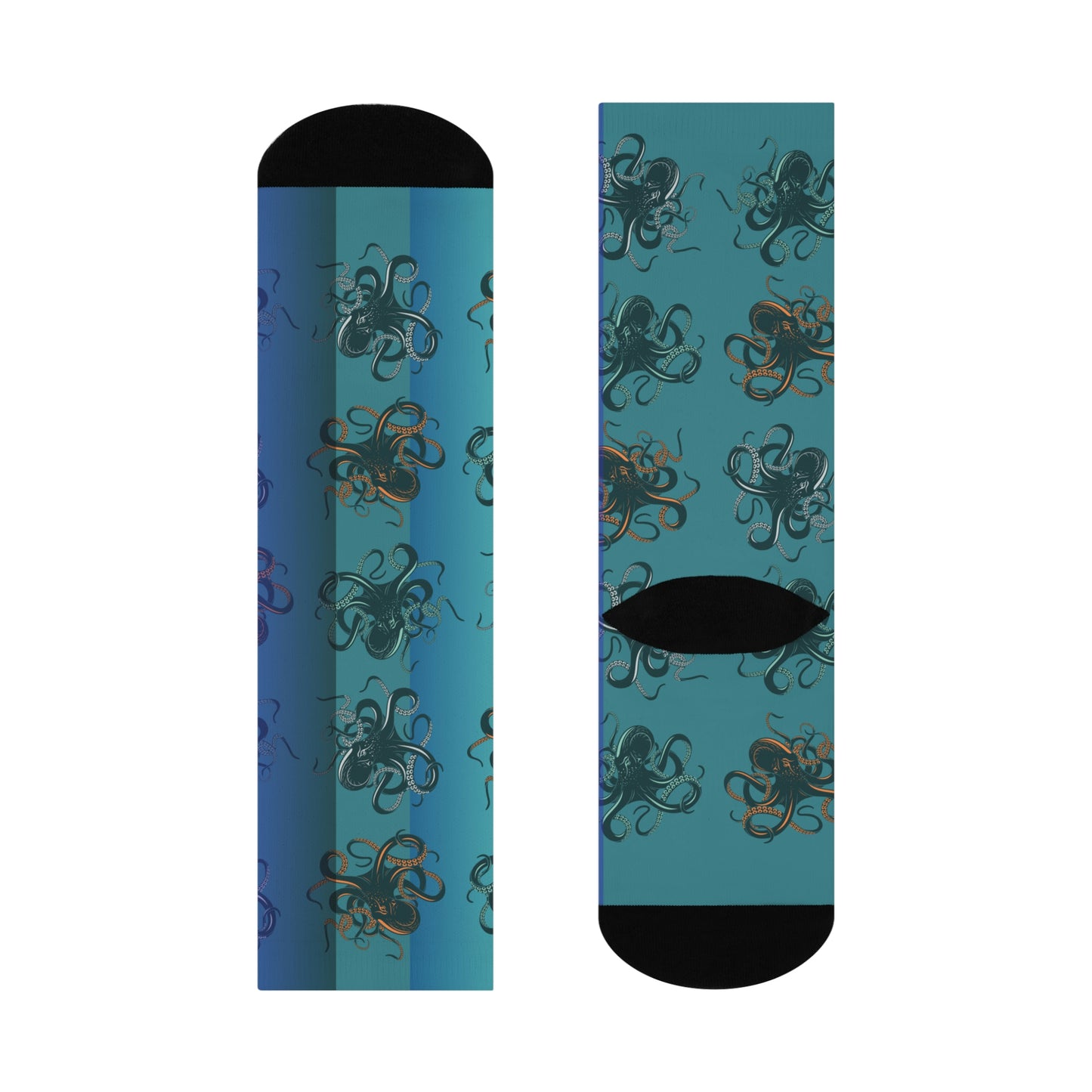 Octopus Steampunk Socks Unisex Adult Stretchy Mid Calf Original