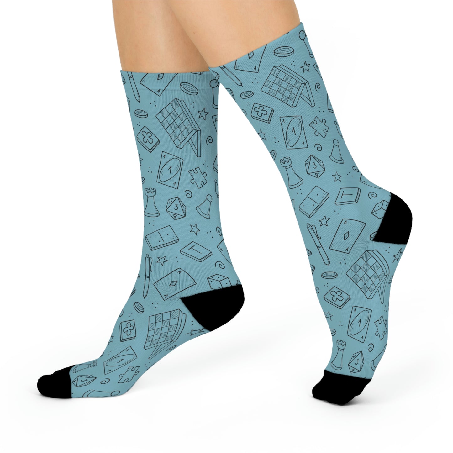 Game Night Socks Unisex Adult Stretchy Mid Calf Original