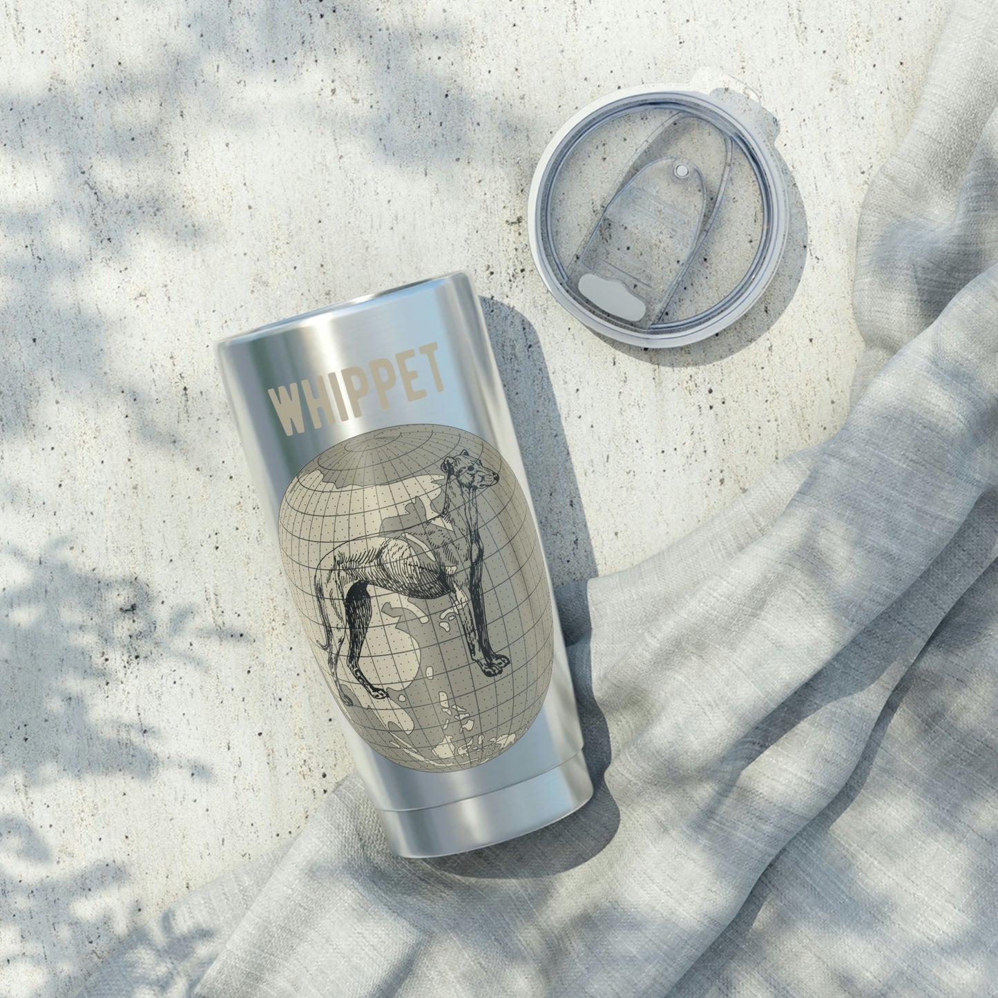 Whippet 20 oz Tumbler, Old-World Map