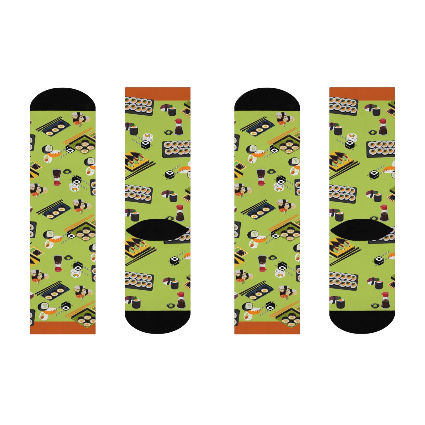 Sushi Socks Roe Unisex Adult Stretchy Mid Calf Original