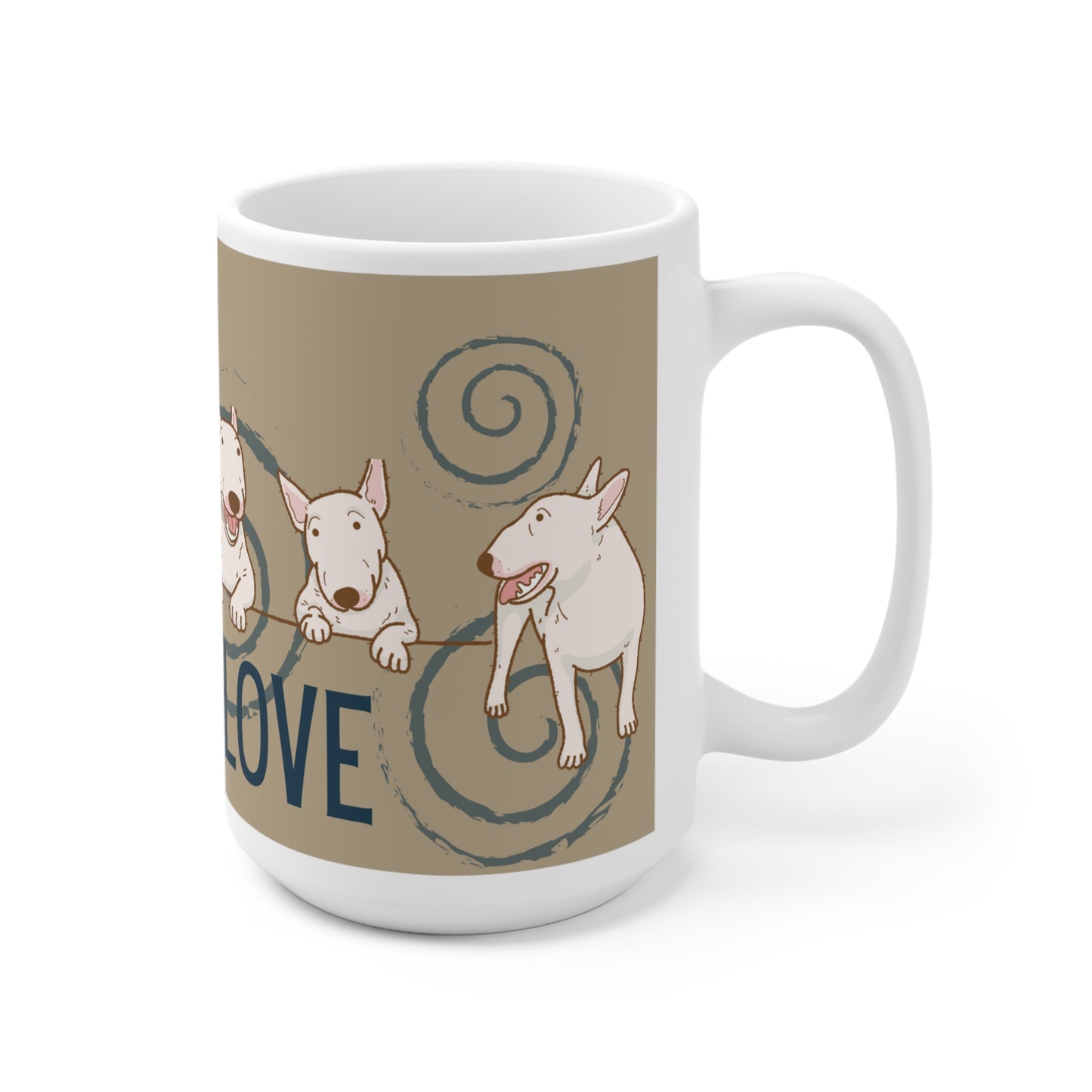 Bull Terrier Mug | Bull Terrier Coffee Mug | The Dapper Dogg