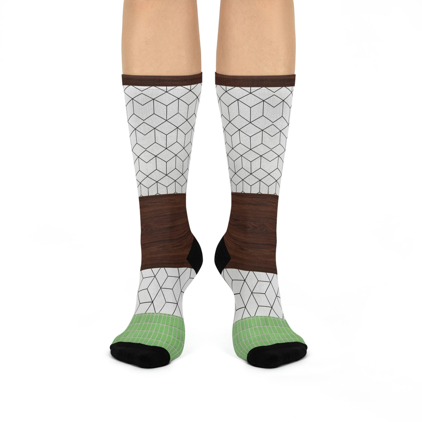 Tile and Wood Socks
