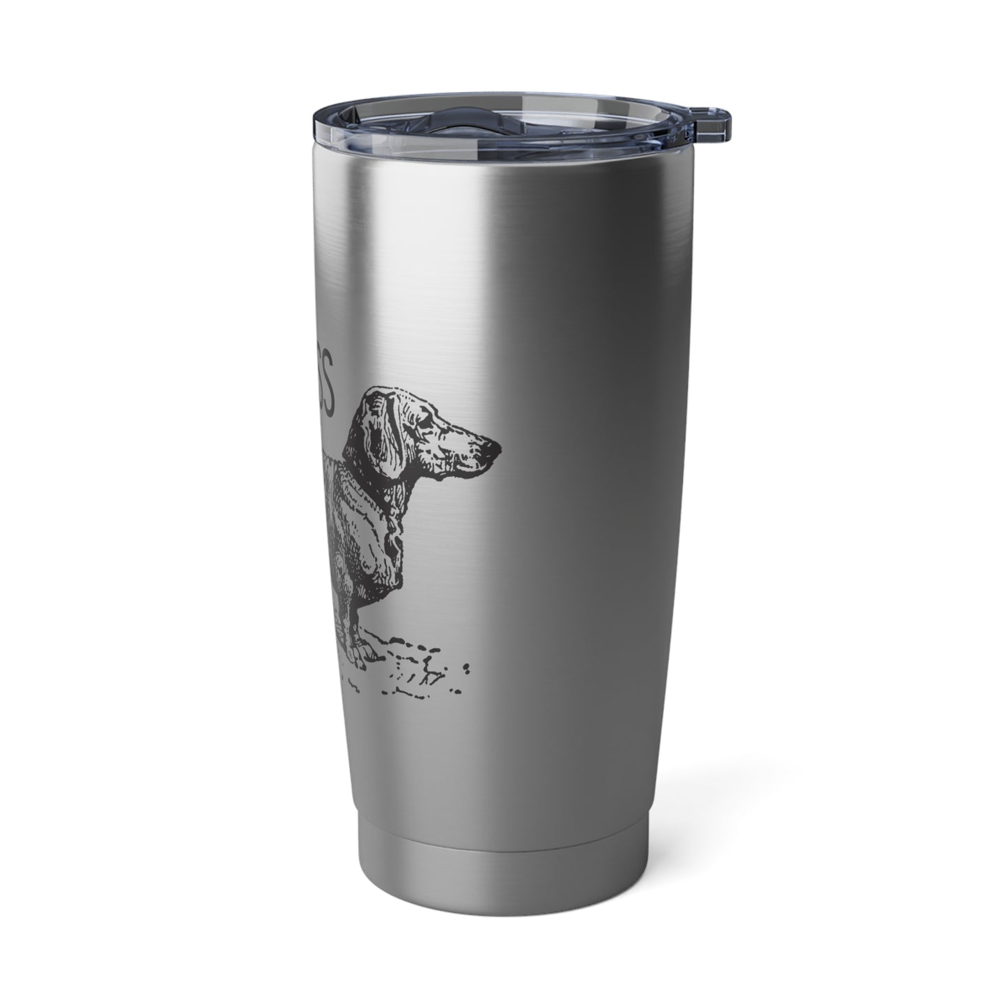 Dachshund Badass Tumbler, 20 oz Stainless Steel