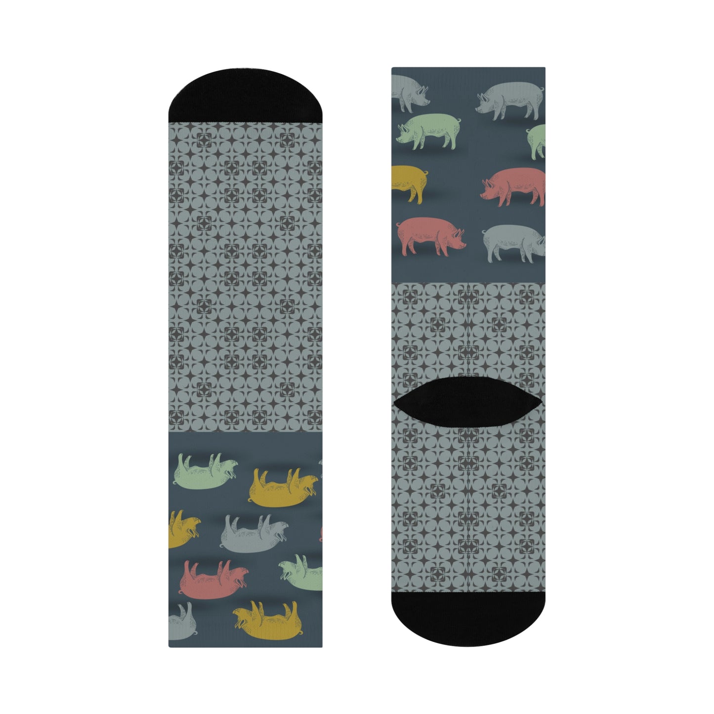 Pig Socks Unisex Adult Stretchy Mid Calf Original