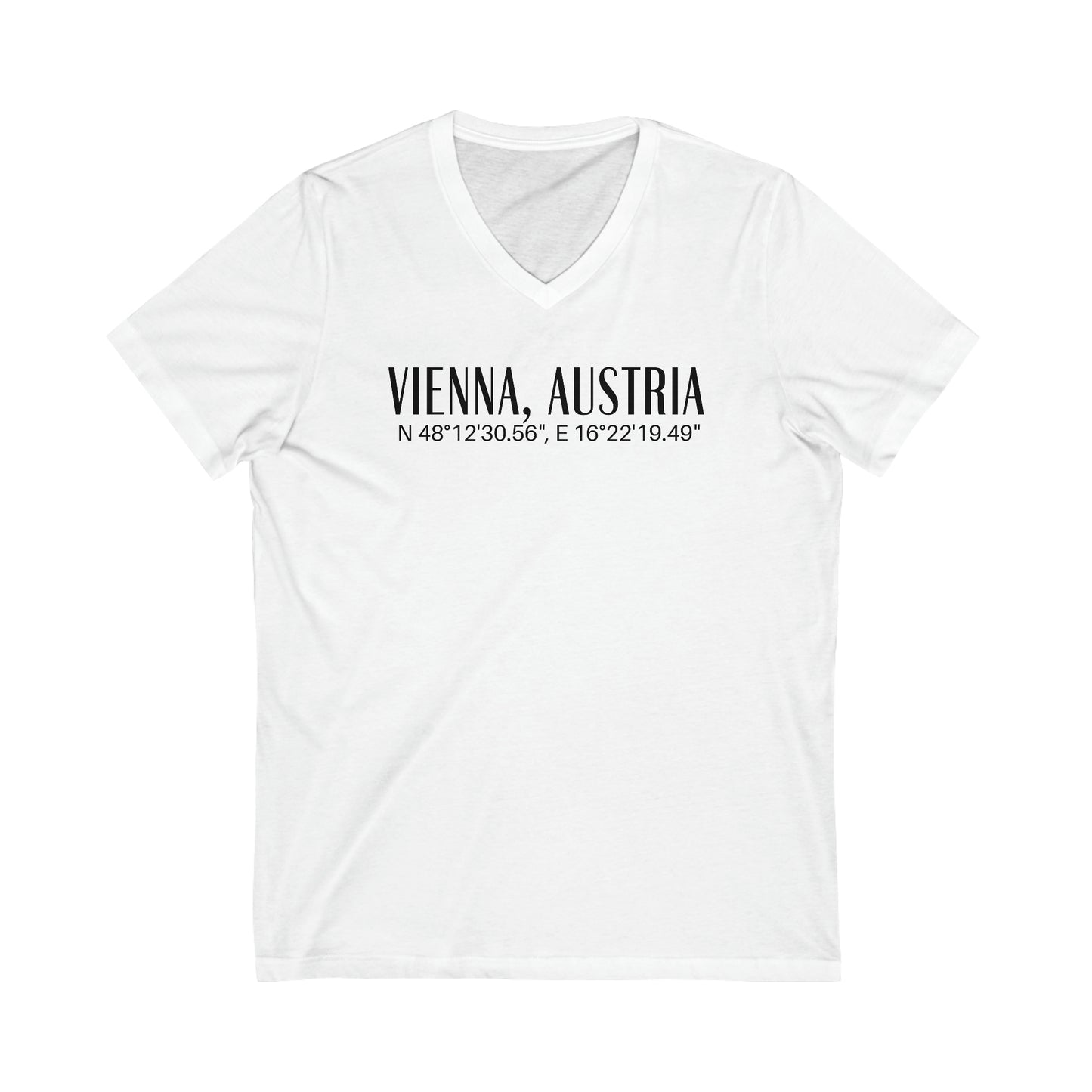 Vienna, Austria Coordinates V-Tee