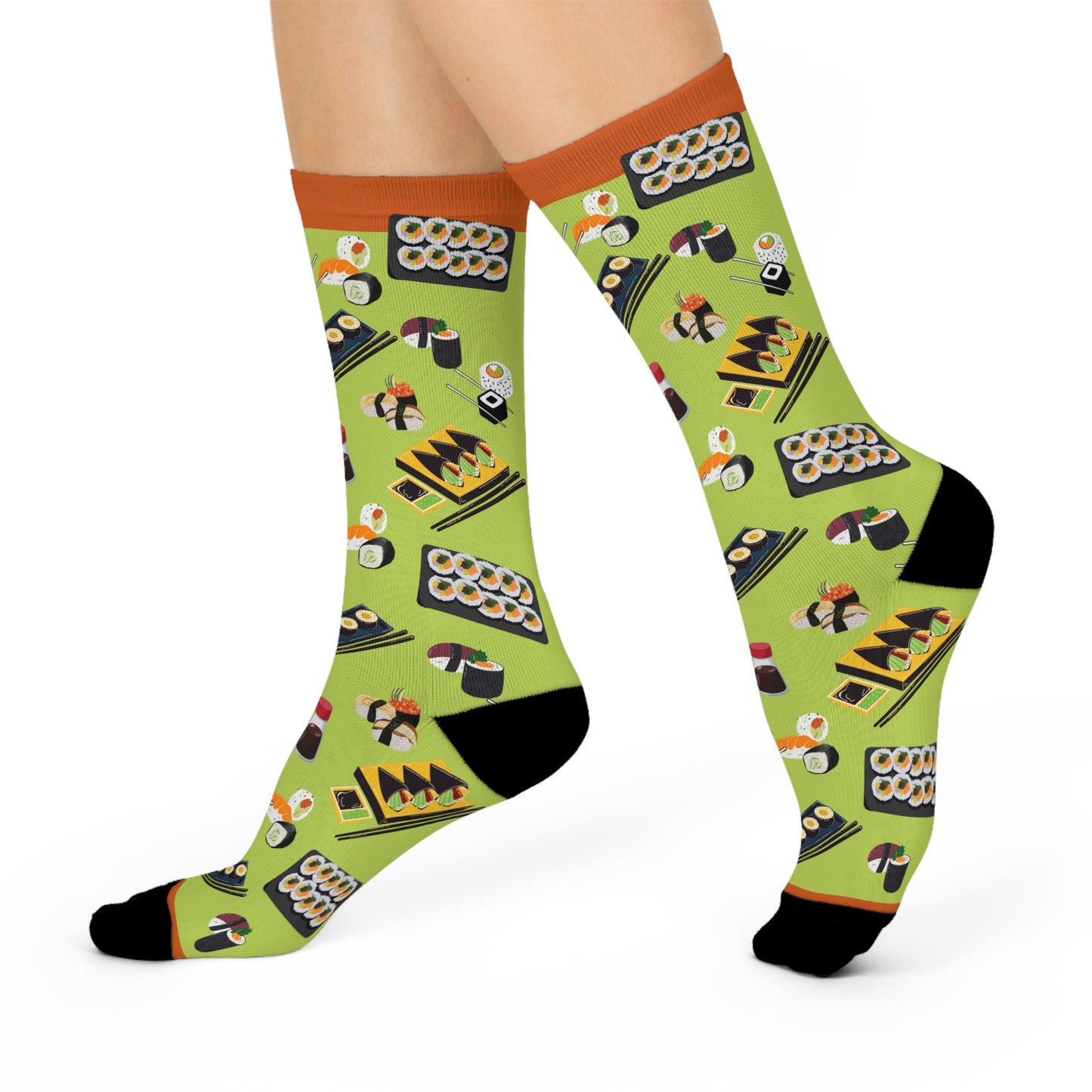 Sushi Socks Roe Unisex Adult Stretchy Mid Calf Original