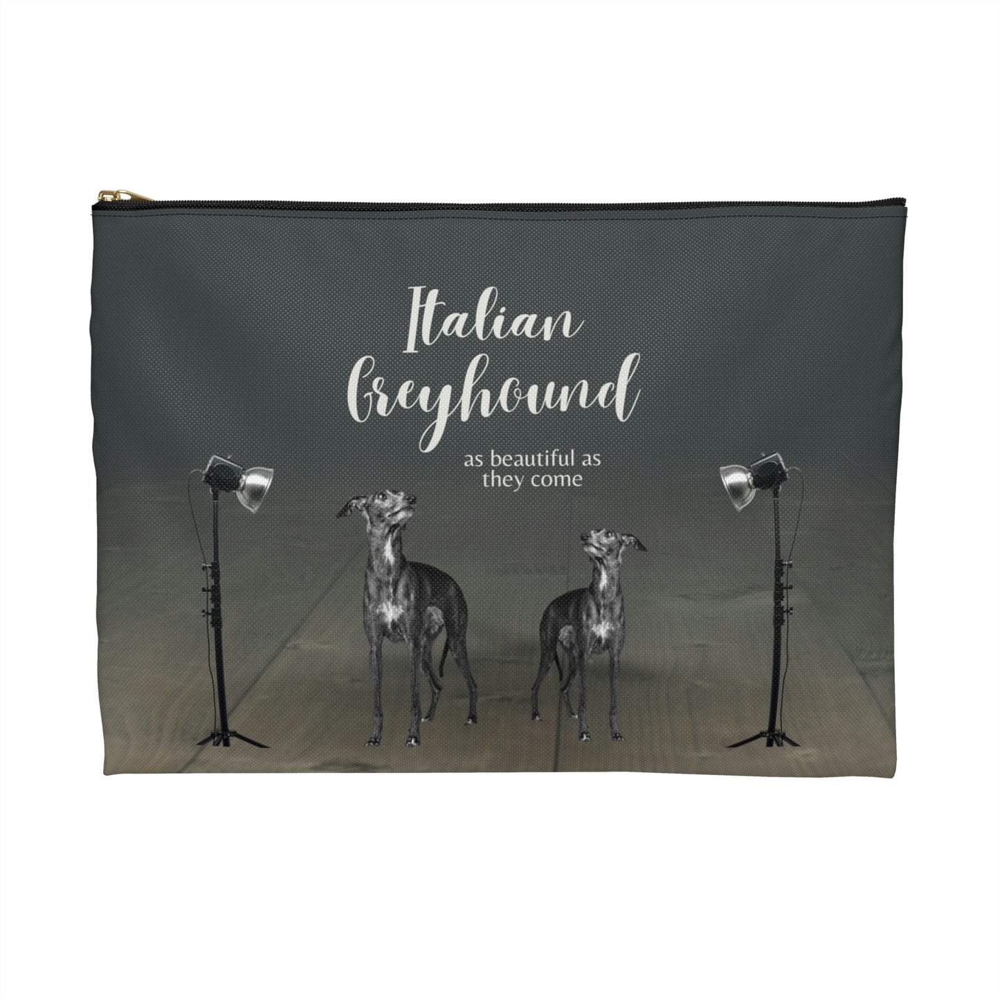 Italian Greyhound Accessory Pouch, Photo Shoot Bag