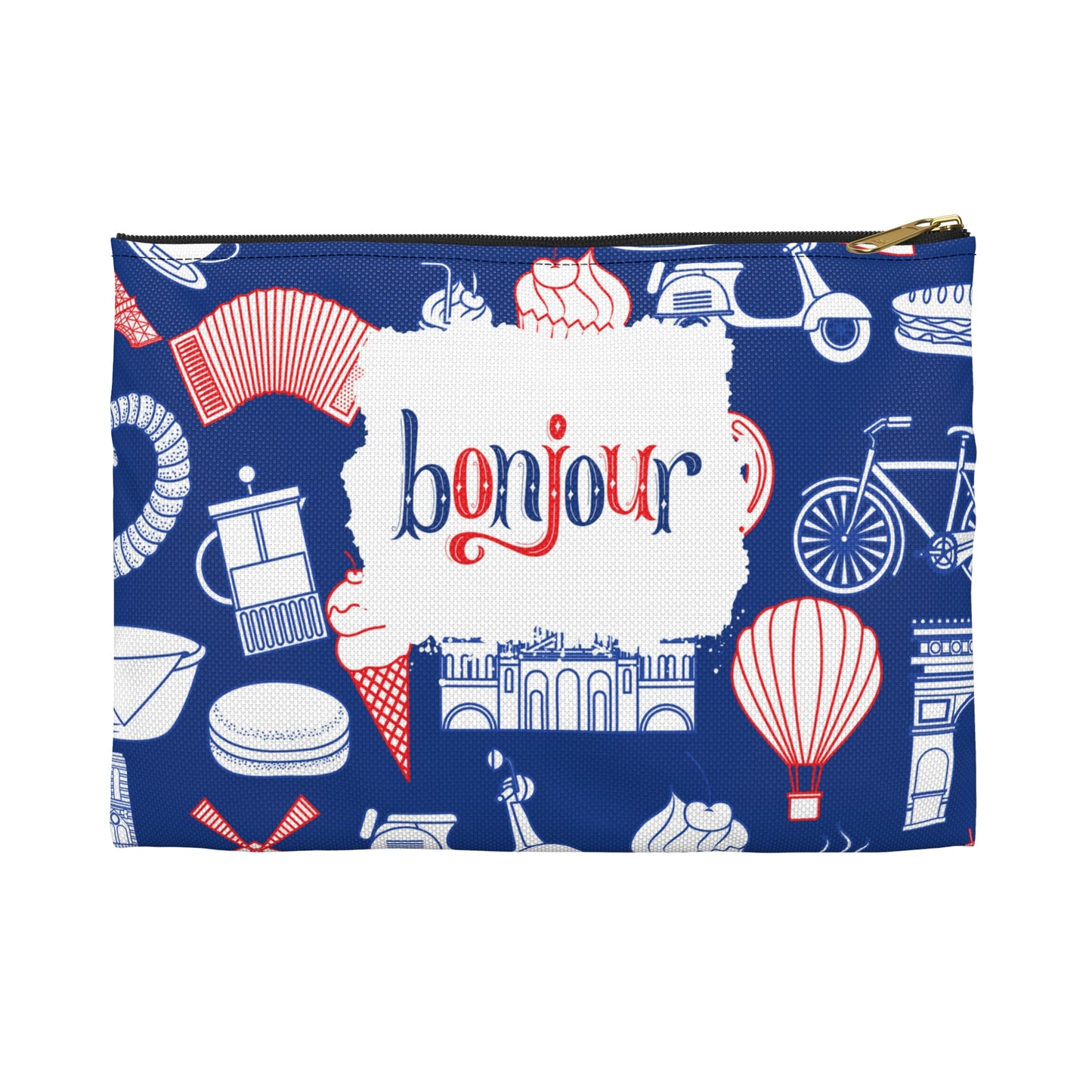 French Accessory Pouch, Bonjour Bag