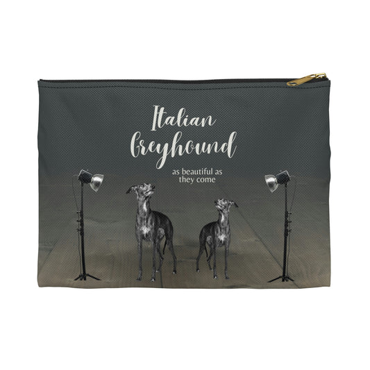 Italian Greyhound Accessory Pouch, Photo Shoot Bag