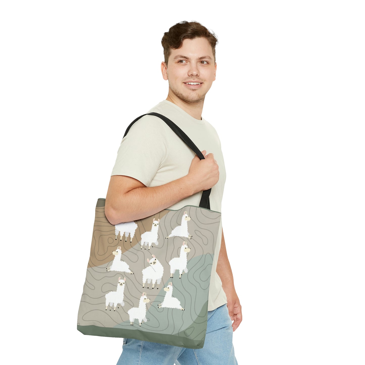 Whimsical Alpaca Tote