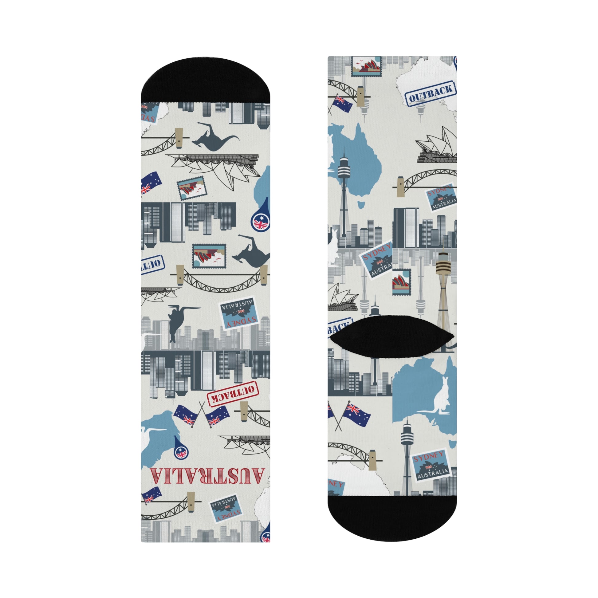 Kangaroo Theme Socks