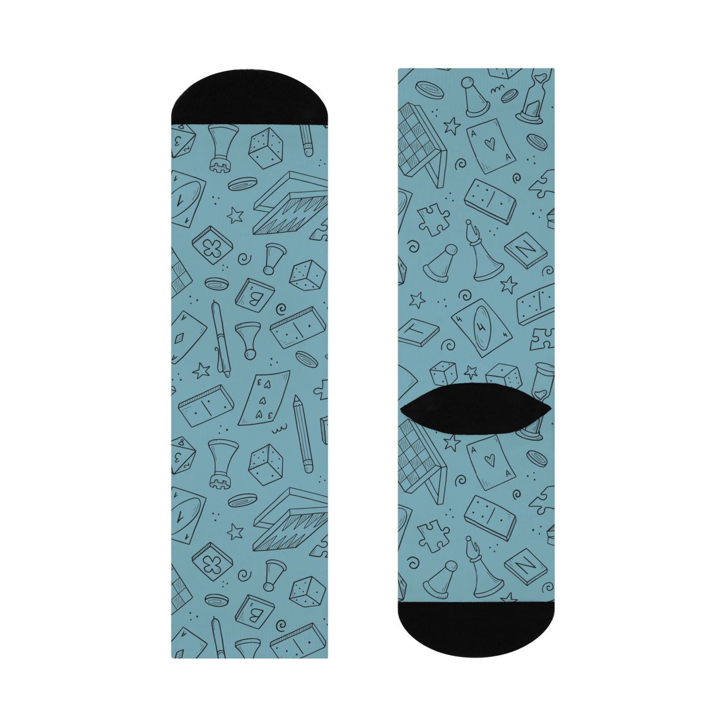 Game Night Socks Unisex Adult Stretchy Mid Calf Original