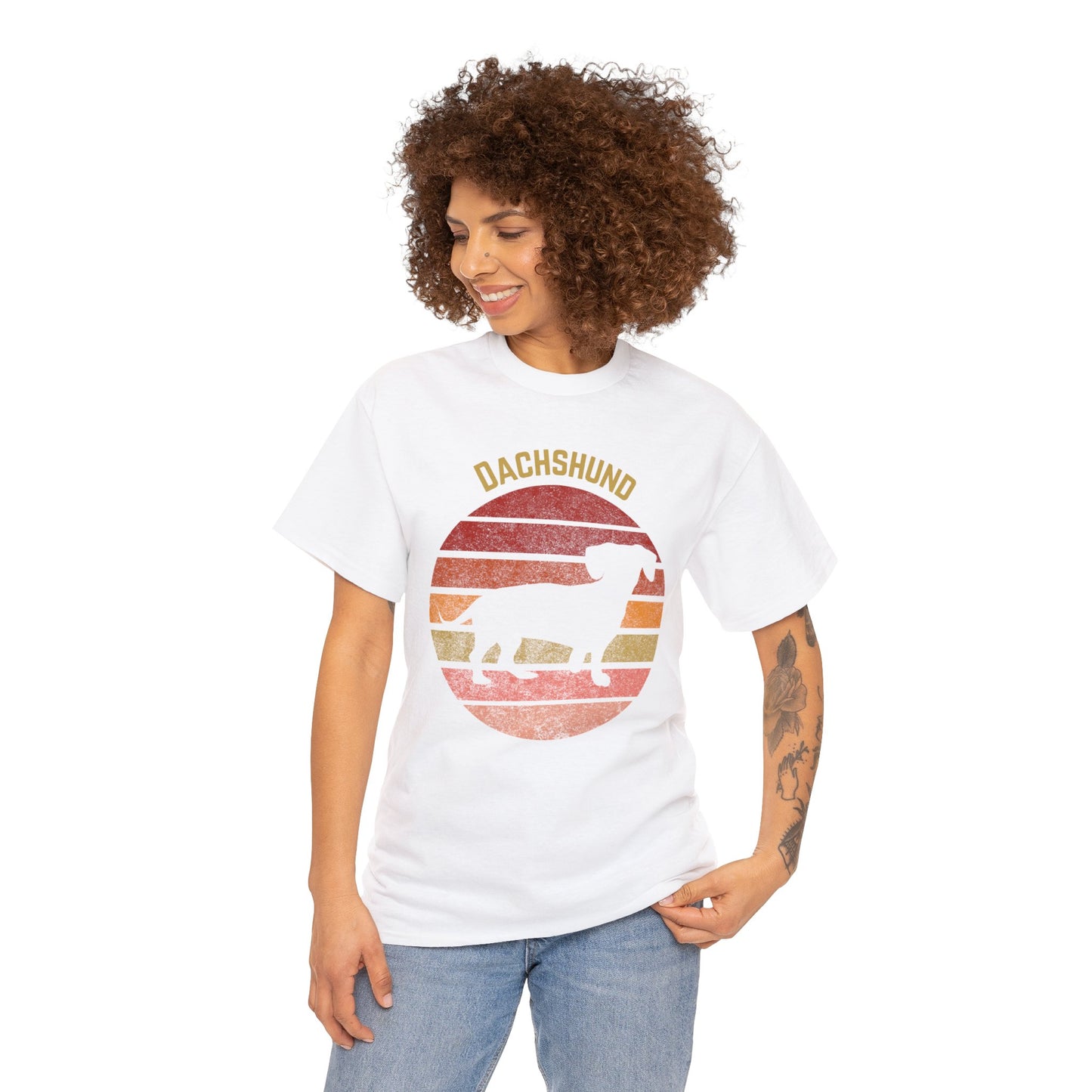 Dachshund T-Shirt, Retro Wiener Dog tee