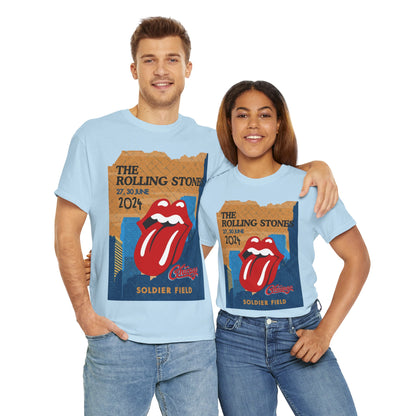 Rolling Stones T-Shirt Chicago Soldier Field Concert Unisex Classic Fit