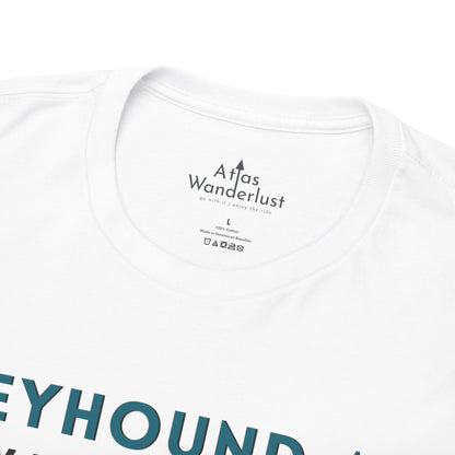 Greyhound Air Short Sleeve Shirt New Zealand to USA Greyhound Rescue