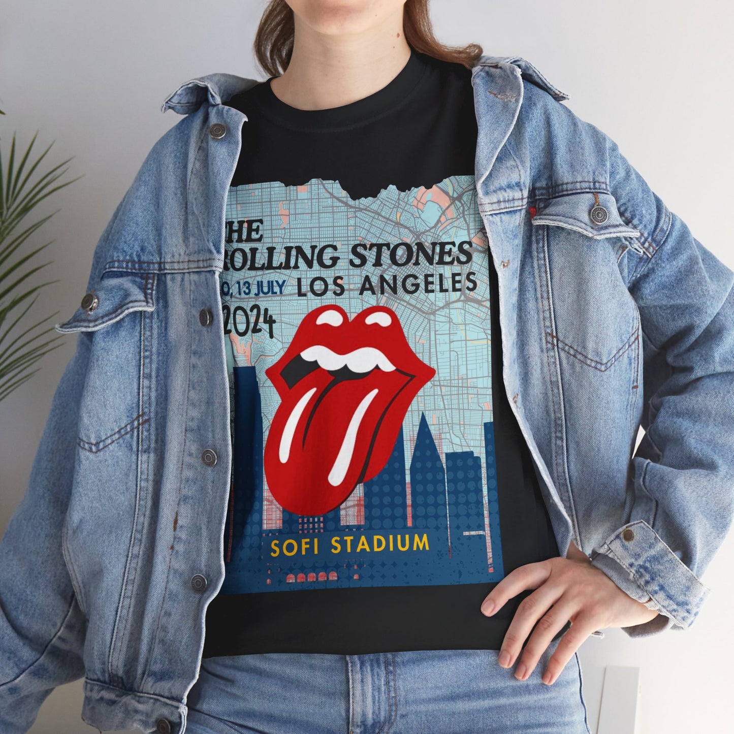 The Rolling Stones T-Shirt LA SoFi Stadium Concert Unisex Classic Fit