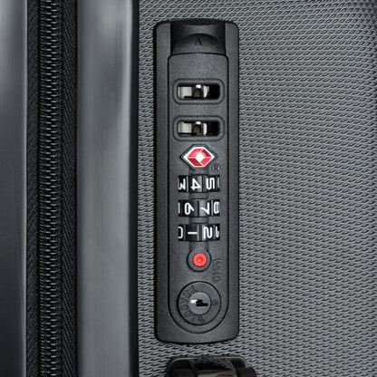 detail of suitcase lock feature