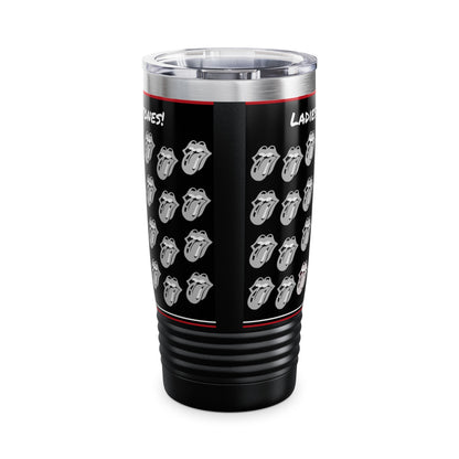 The Rolling Stones Ringneck Tumbler, 20oz Stainless Steel Glossy