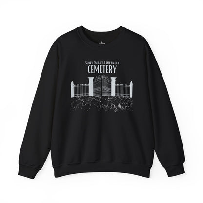 Cemetery Gate Sweatshirt Black Unisex