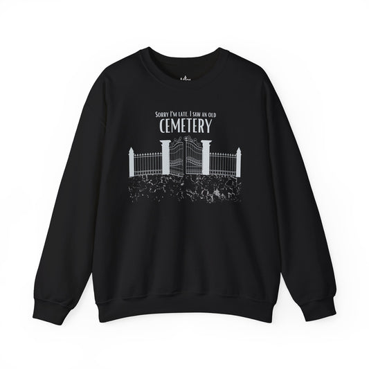 Cemetery Gate Sweatshirt Black Unisex