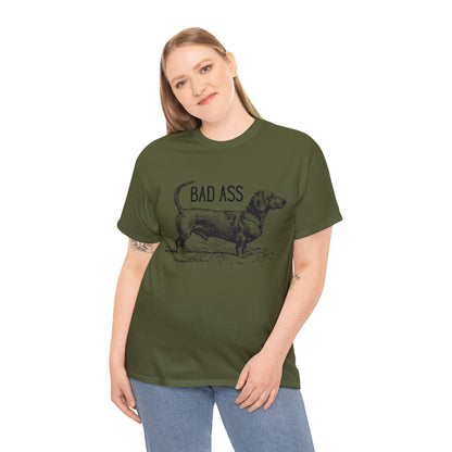 Dachshund T-Shirt Bad Ass Wiener Dog Tee