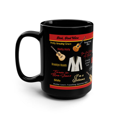 Neil Diamond Mug Beautiful Noise Musical Songs 15oz Ceramic