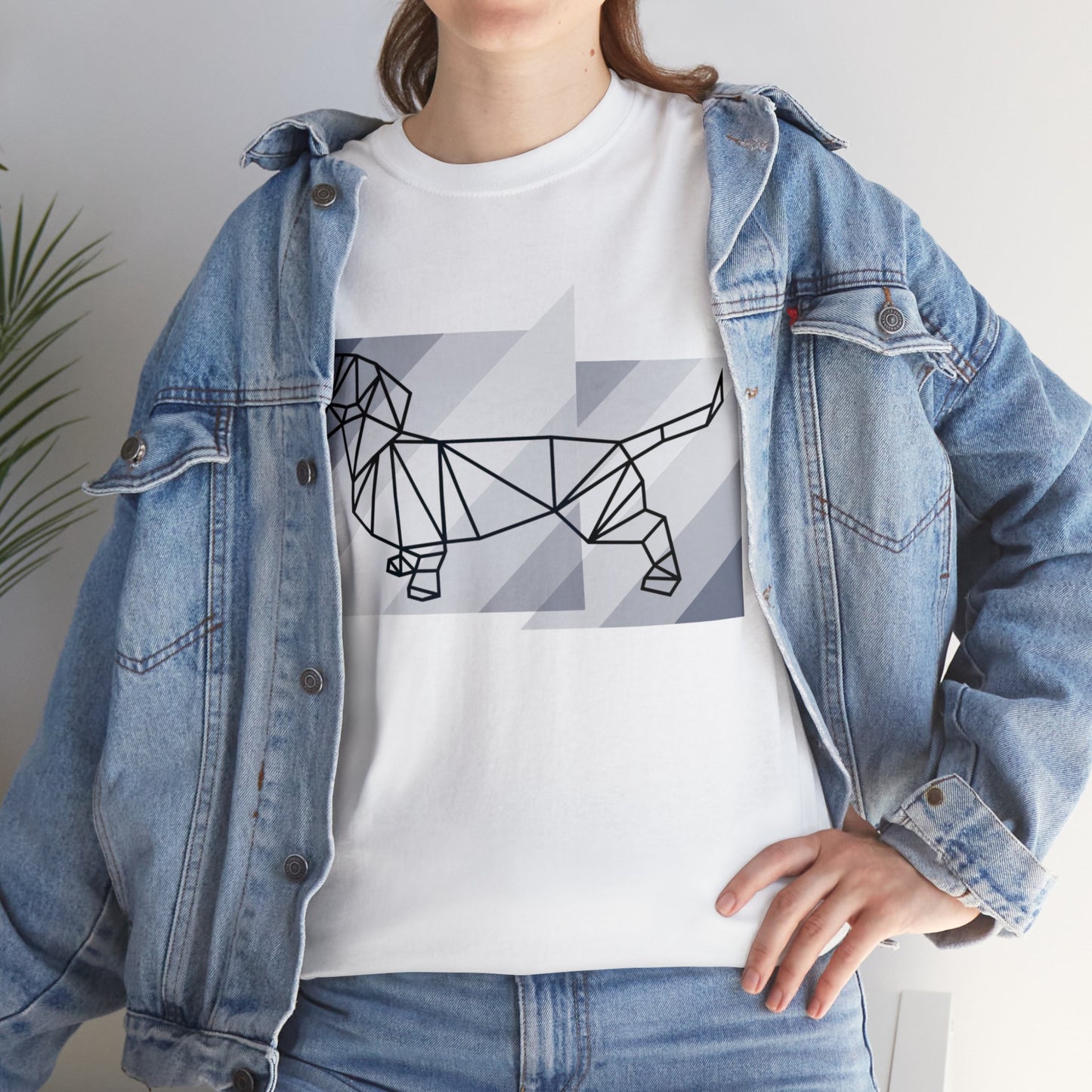 Dachshund T-Shirt, Origami Wiener Dog Tee