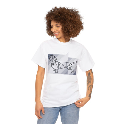 Dachshund T-Shirt, Origami Wiener Dog Tee