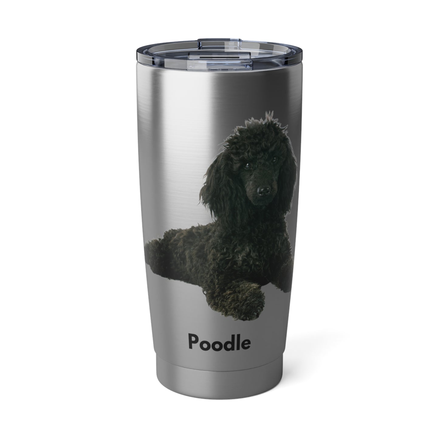 Poodle Tumbler, Spoo, 20 oz Stainless Steel