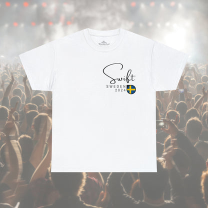 Swift Tour T-Shirt Sweden Concert Tee