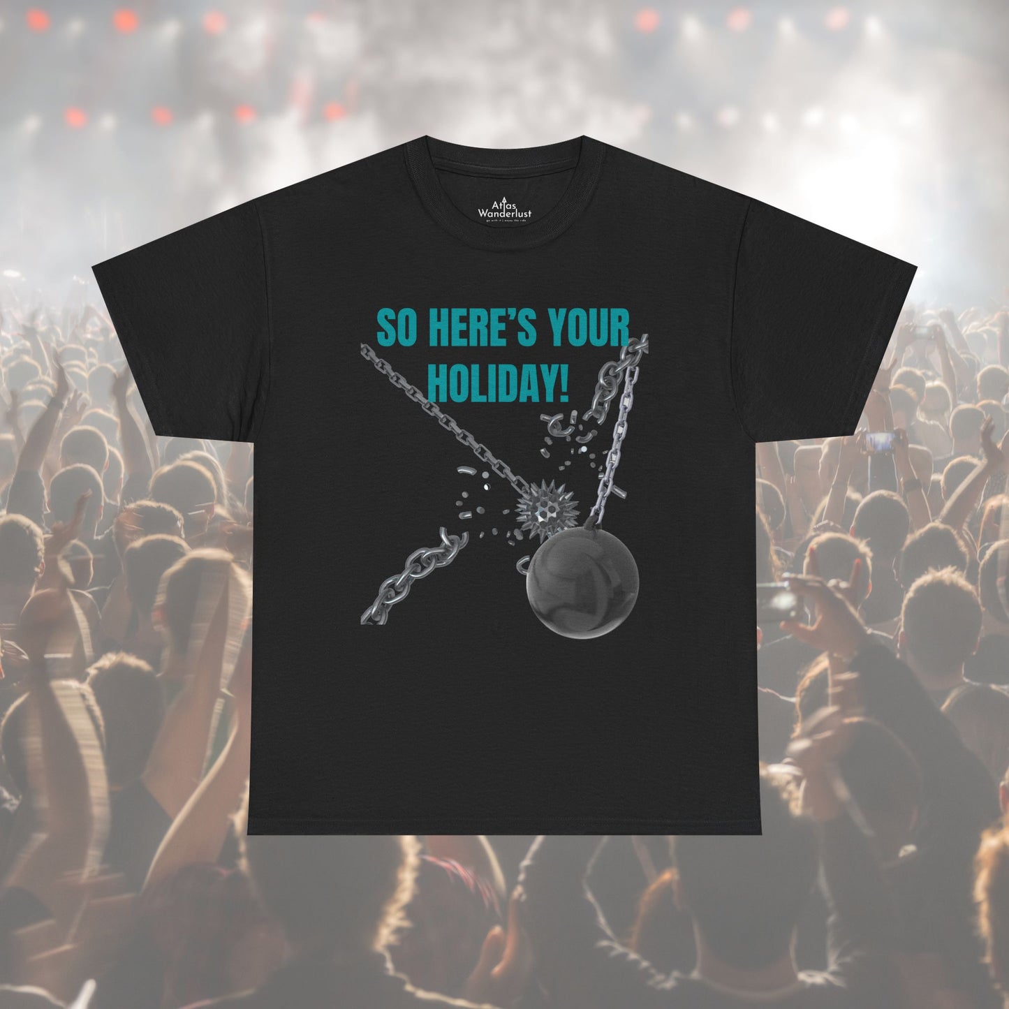 Blink 182 T-Shirt So Here’s Your Holiday T-Shirt, Song Tee