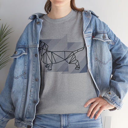 Dachshund T-Shirt, Origami Wiener Dog Tee