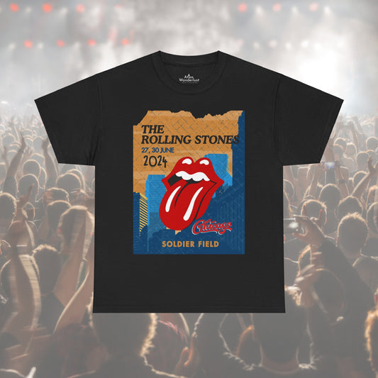 Rolling Stones T-Shirt Chicago Soldier Field Concert Unisex Classic Fit