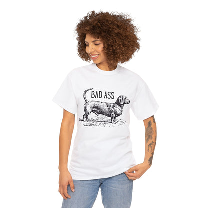 Dachshund T-Shirt Bad Ass Wiener Dog Tee