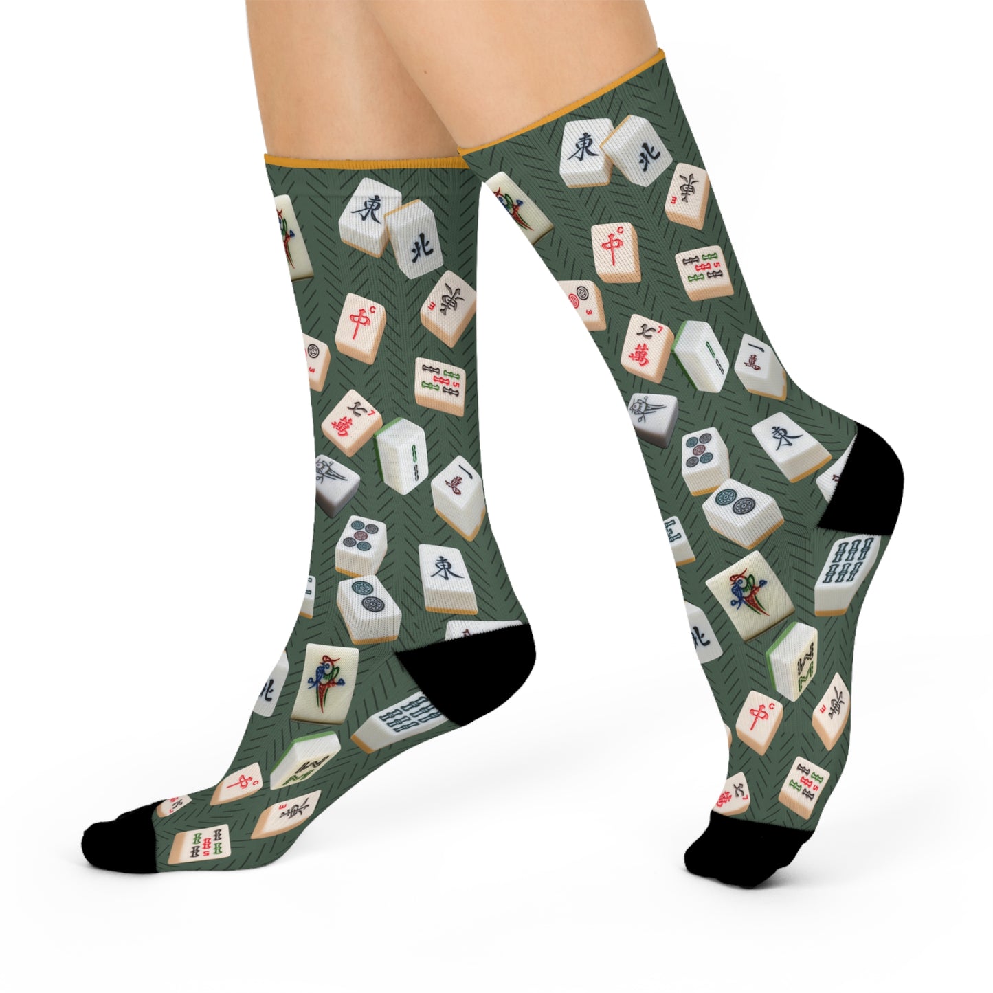 Mahjong Crew Socks Colorful Unisex Original