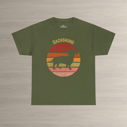 Dachshund T-Shirt, Retro Wiener Dog tee