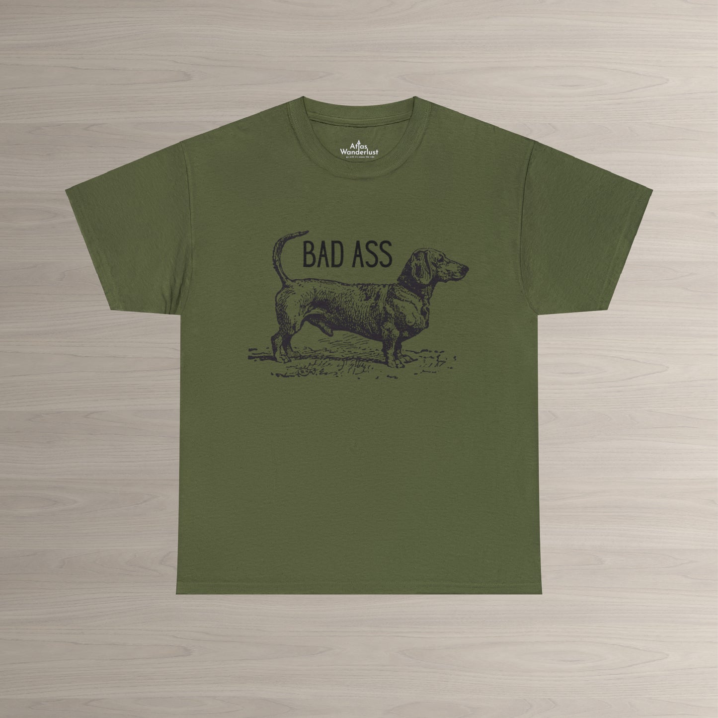 Dachshund T-Shirt Bad Ass Wiener Dog Tee