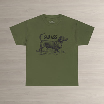 Dachshund T-Shirt Bad Ass Wiener Dog Tee