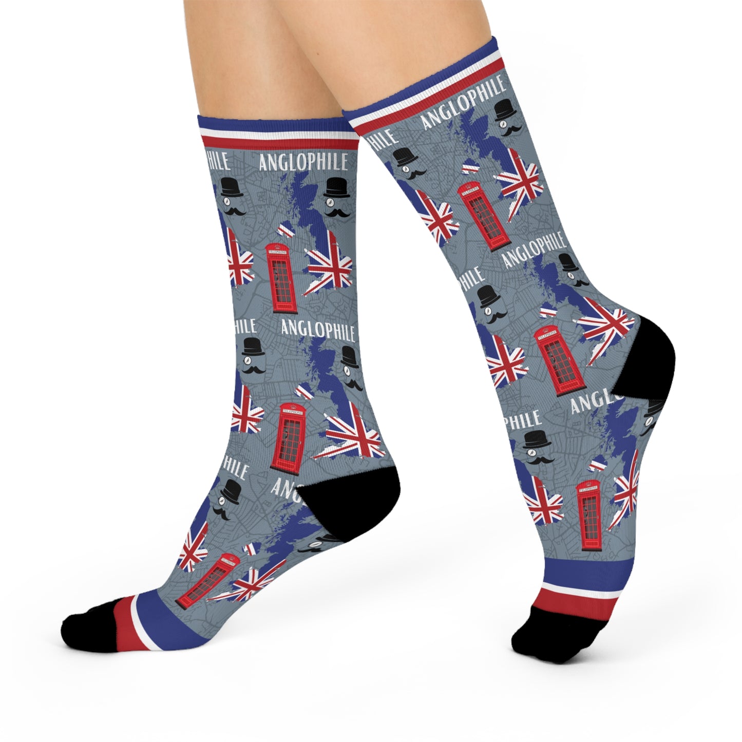 Anglophile Socks England British Flag Unisex One Size Original