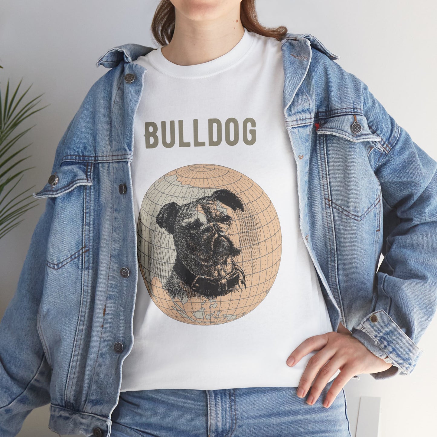 French BulldogT-Shirt, Old-World Map Tee