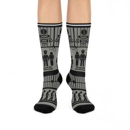 Criminal Law Police Socks, Unisex One Size Crew