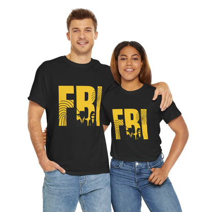 FBI Criminal Justice Short Sleeve Shirt Unisex Black