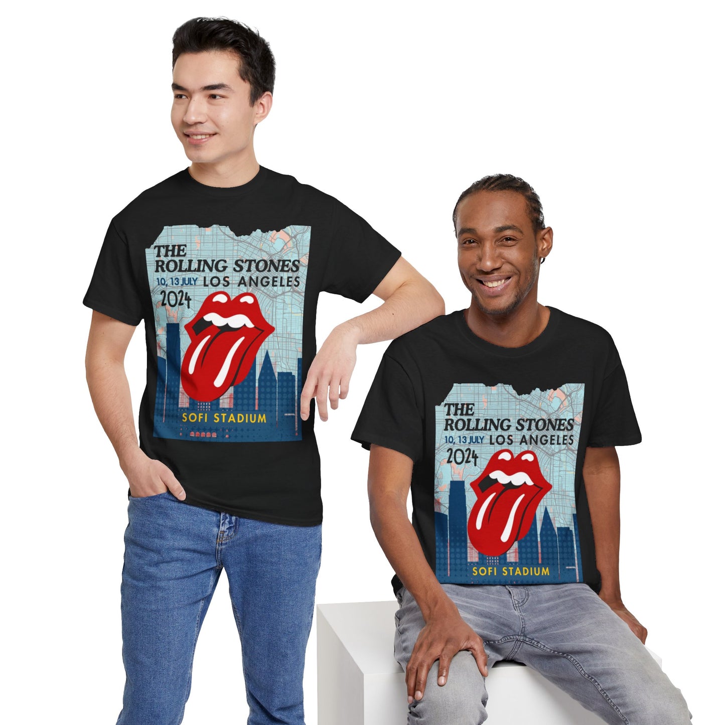 The Rolling Stones T-Shirt LA SoFi Stadium Concert Unisex Classic Fit