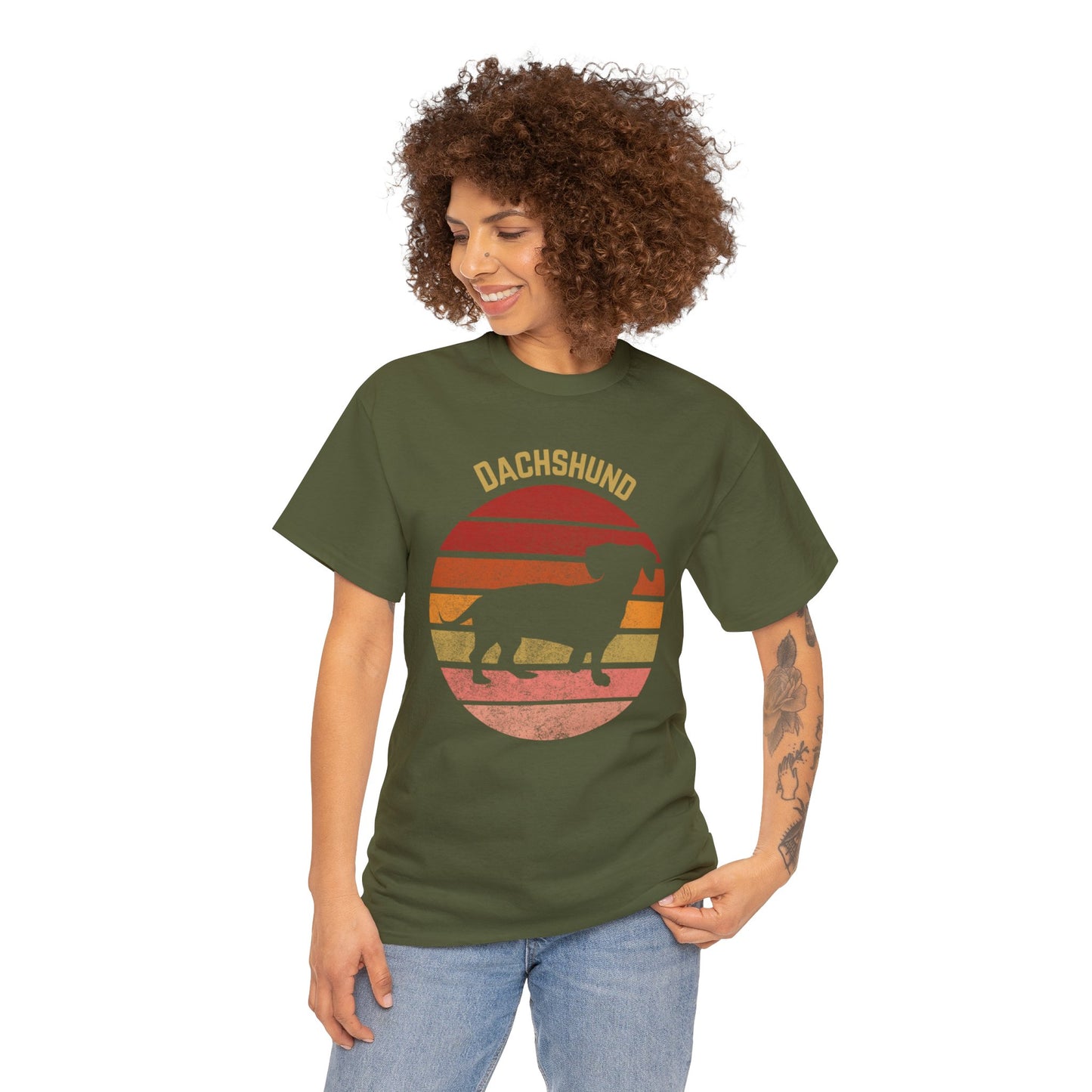 Dachshund T-Shirt, Retro Wiener Dog tee