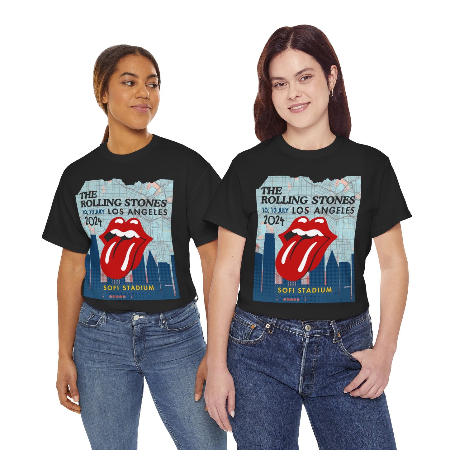 The Rolling Stones T-Shirt LA SoFi Stadium Concert Unisex Classic Fit