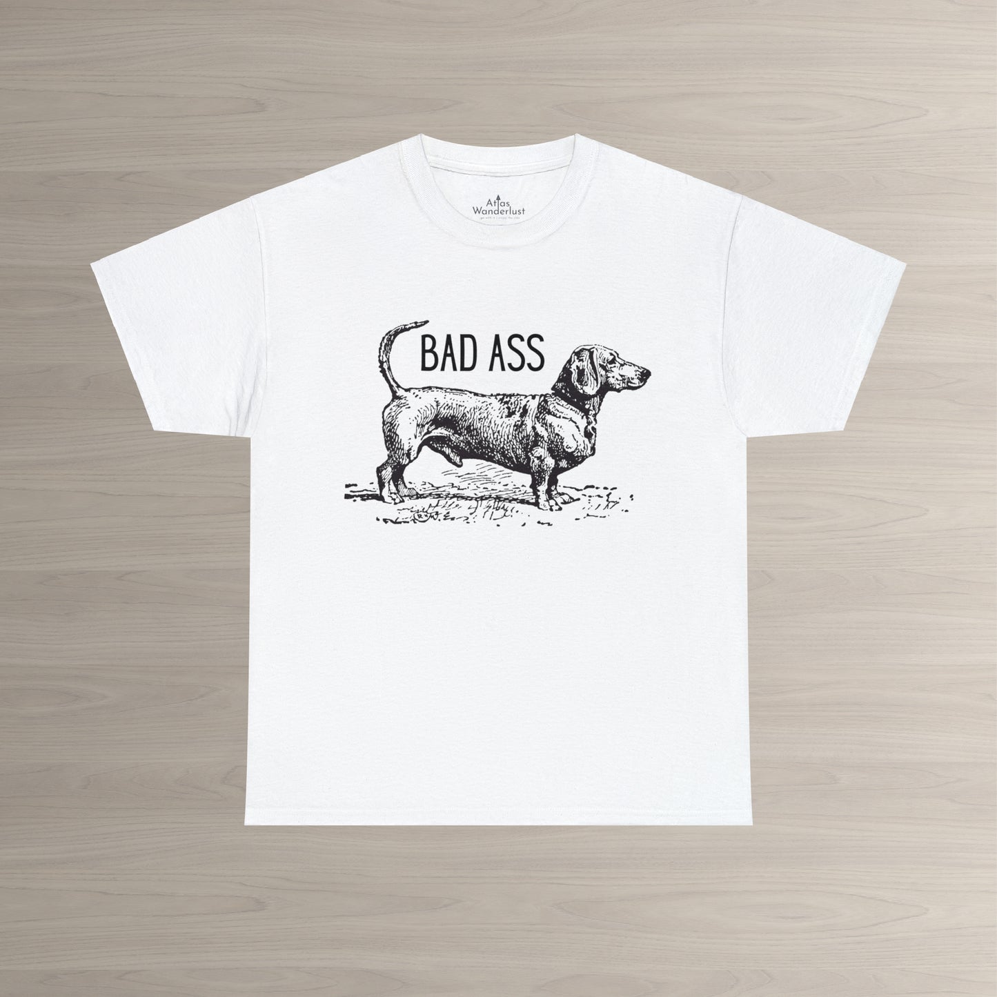 Dachshund T-Shirt Bad Ass Wiener Dog Tee