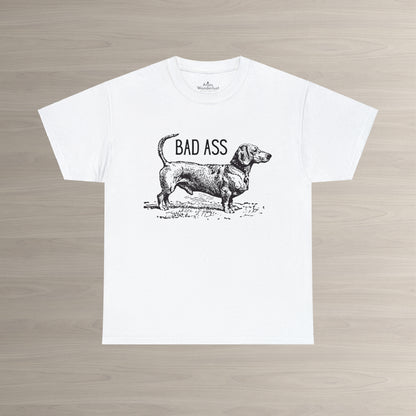 Dachshund T-Shirt Bad Ass Wiener Dog Tee