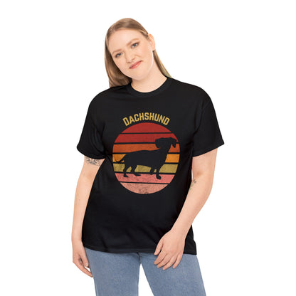 Dachshund T-Shirt, Retro Wiener Dog tee