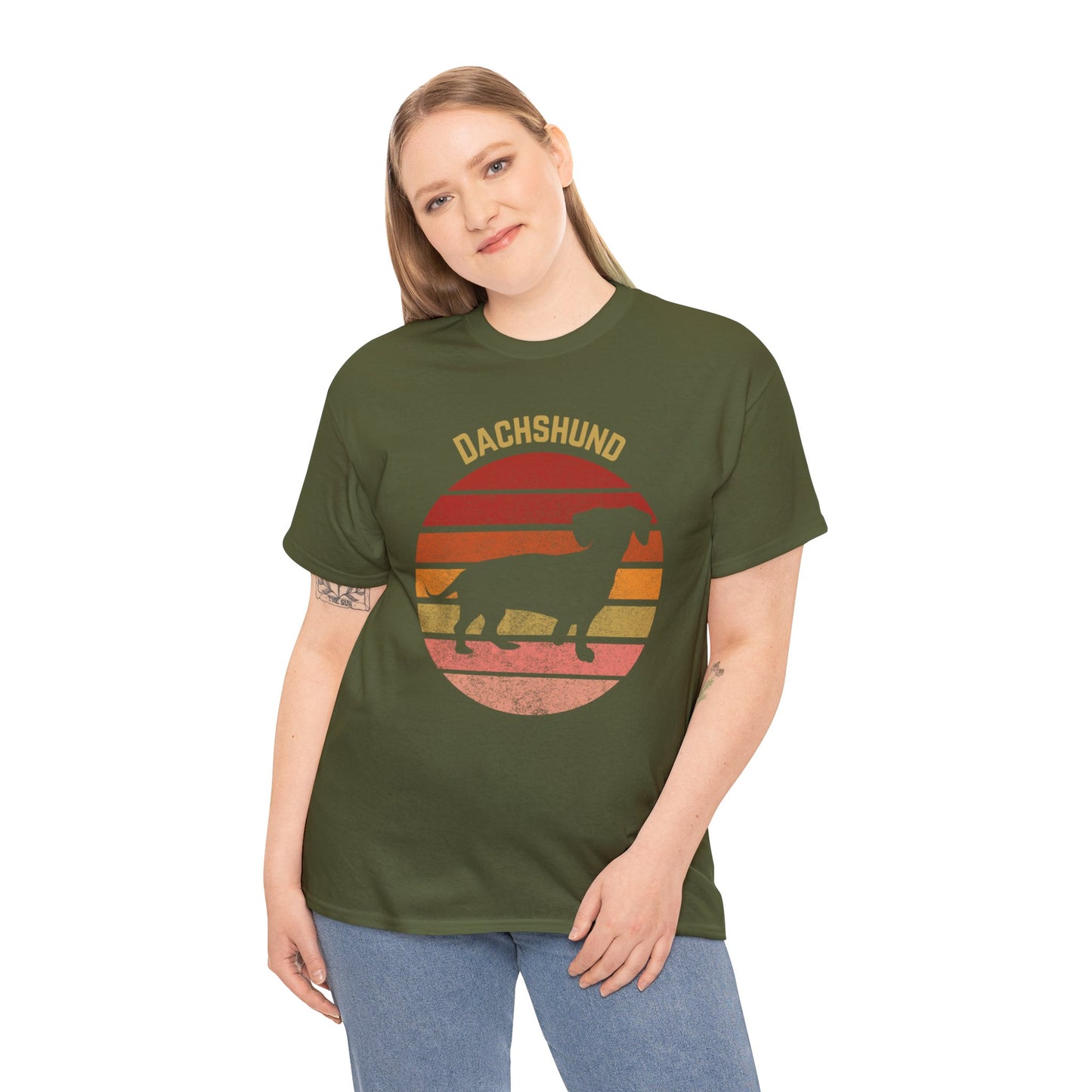 Dachshund T-Shirt, Retro Wiener Dog tee